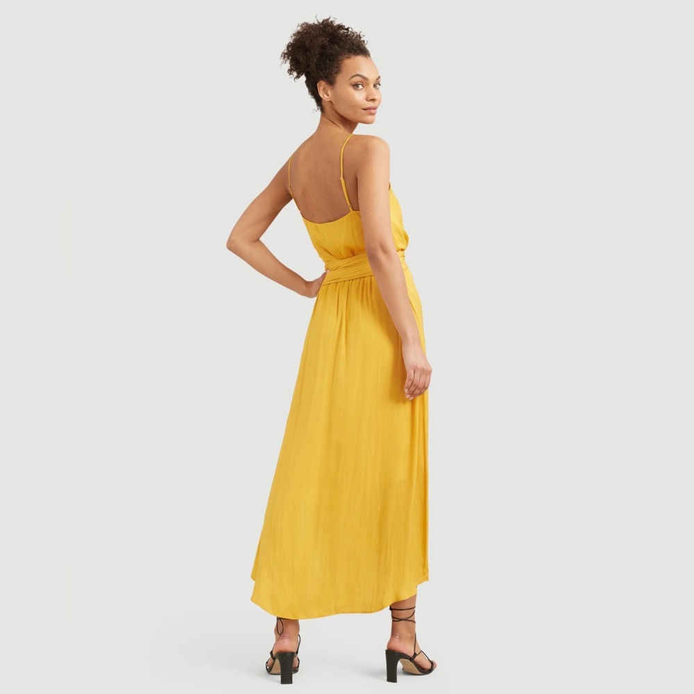 💥NWT💥 Modern Citizen Mila Layered Tank Dress. Marigold. Size Med. - Picture 7 of 8
